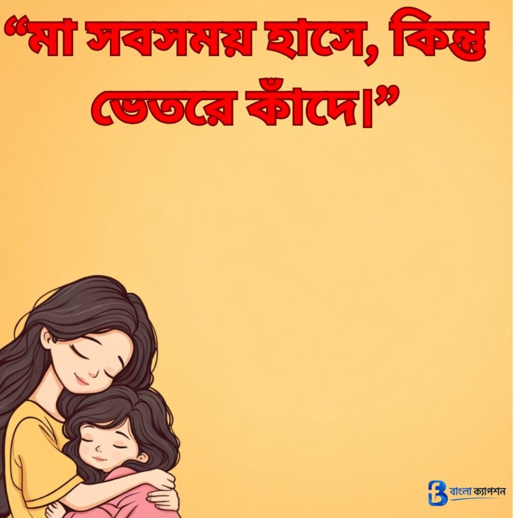 মা নিয়ে ক্যাপশন