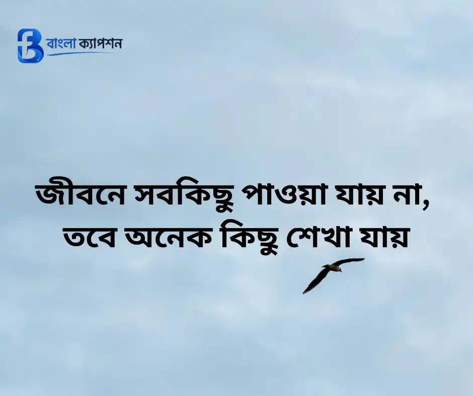 জীবন নিয়ে ক্যাপশন