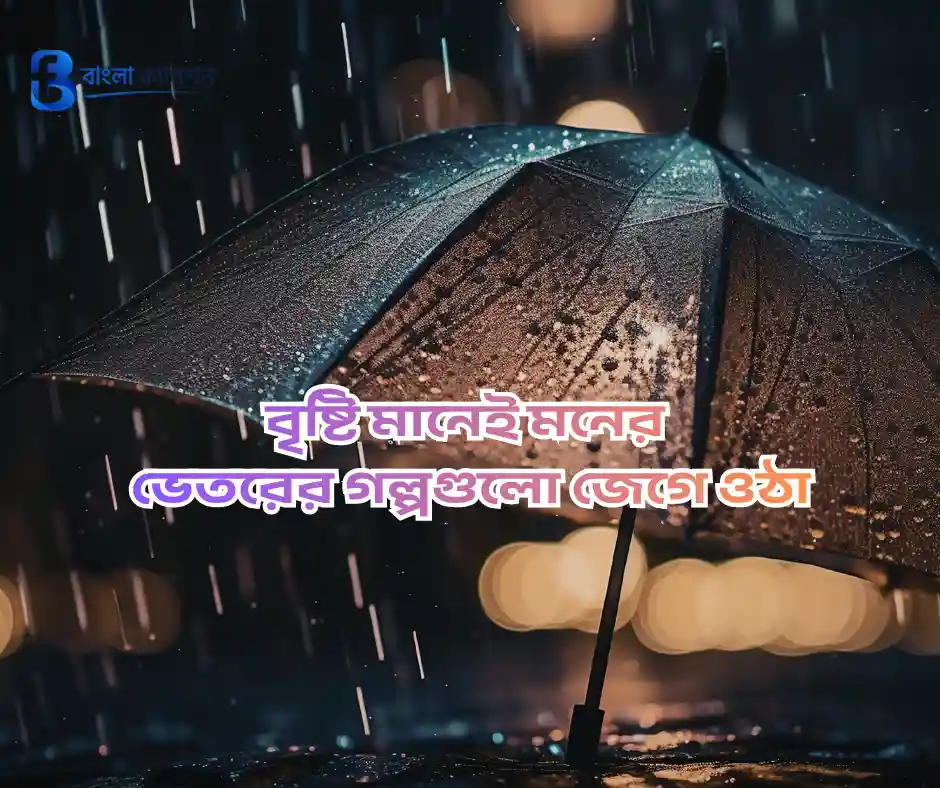বৃষ্টি নিয়ে ক্যাপশন