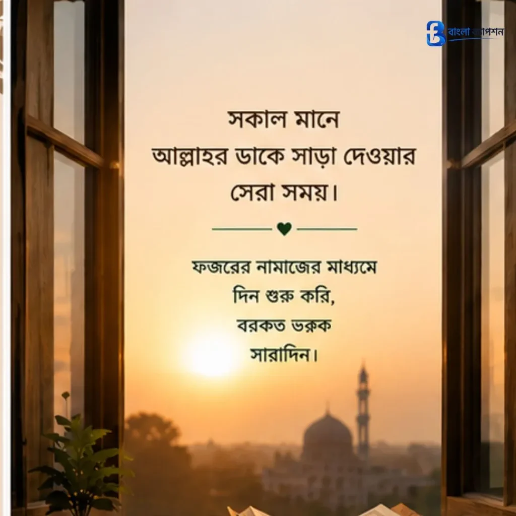 সকাল নিয়ে ইসলামিক ক্যাপশন